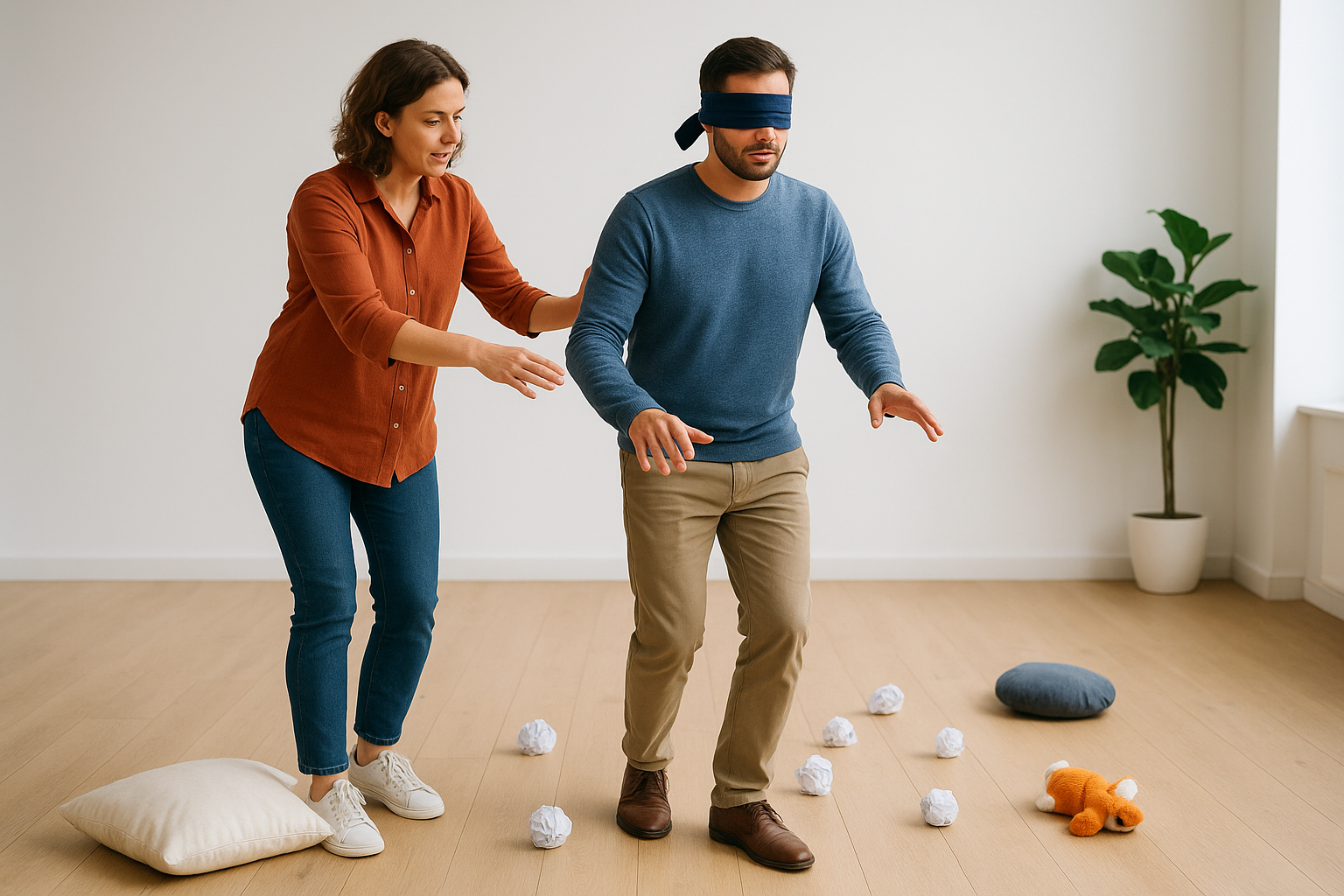 9. Blindfold minefield