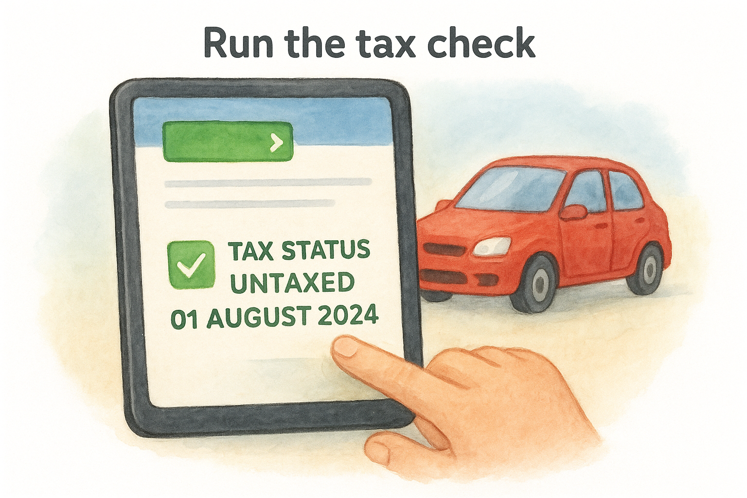 Run the tax check
