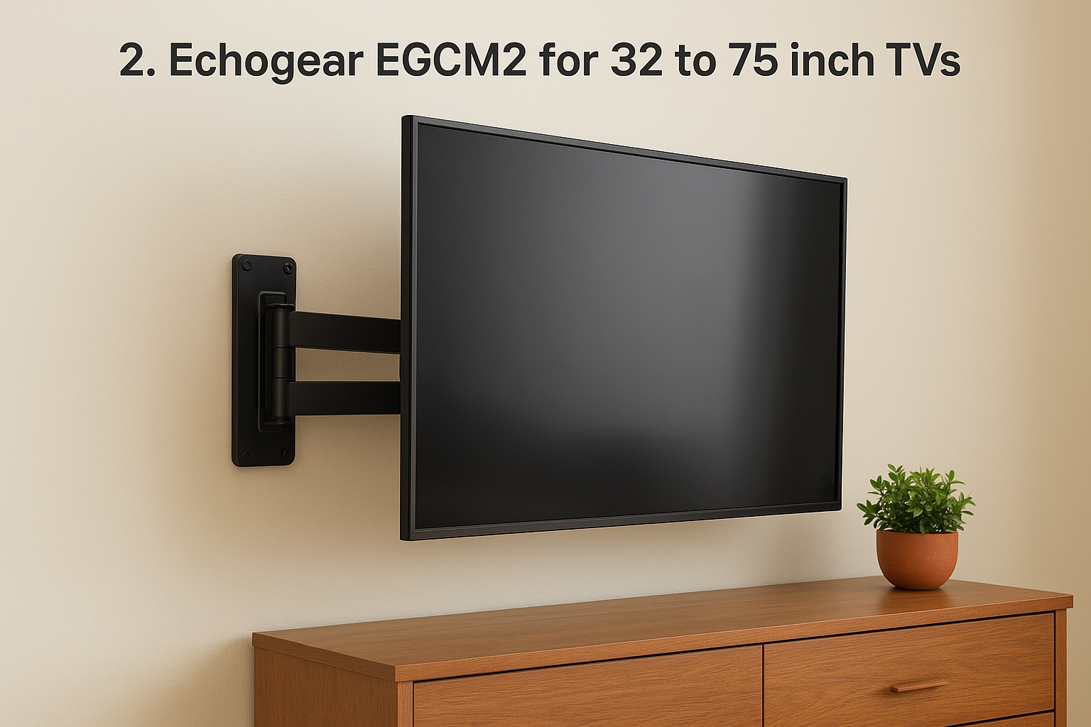 2. Echogear EGCM2 for 32 to 75 inch TVs