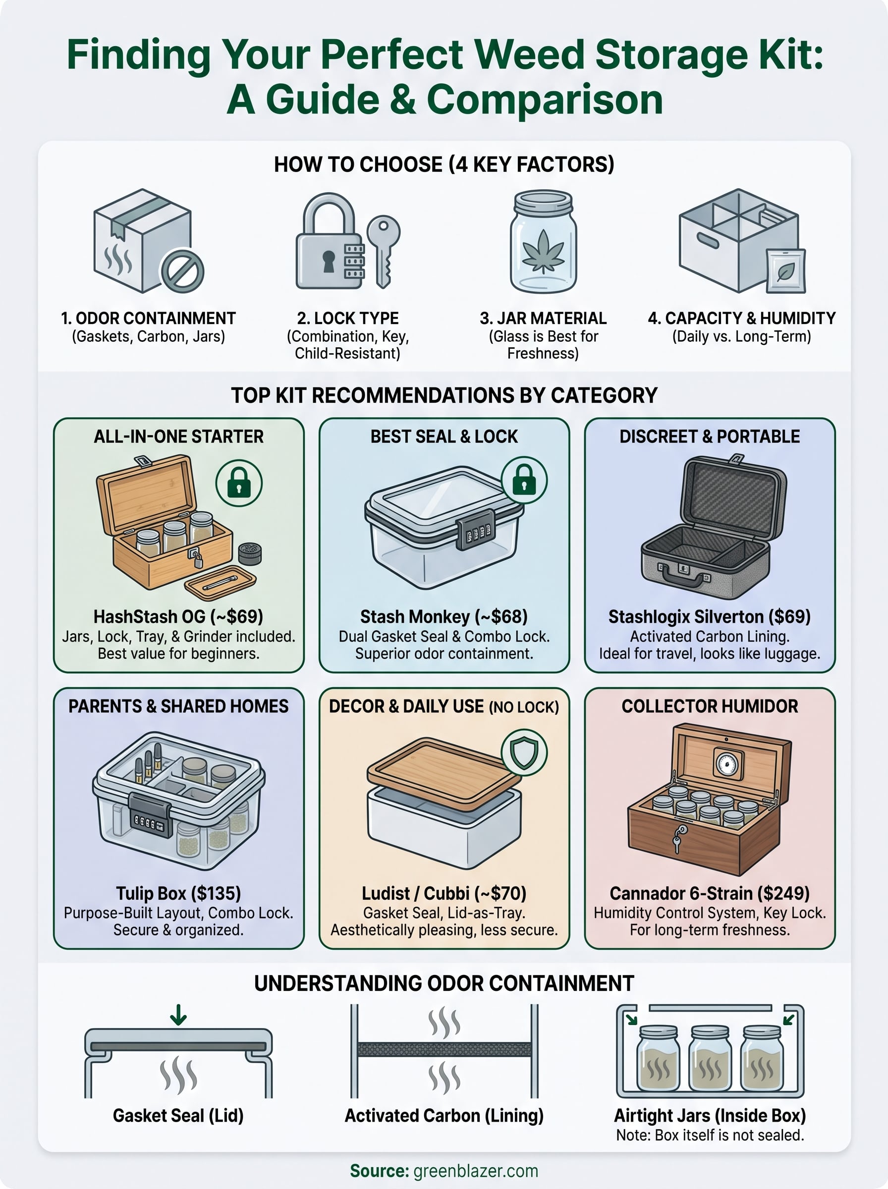weed storage kit infographic