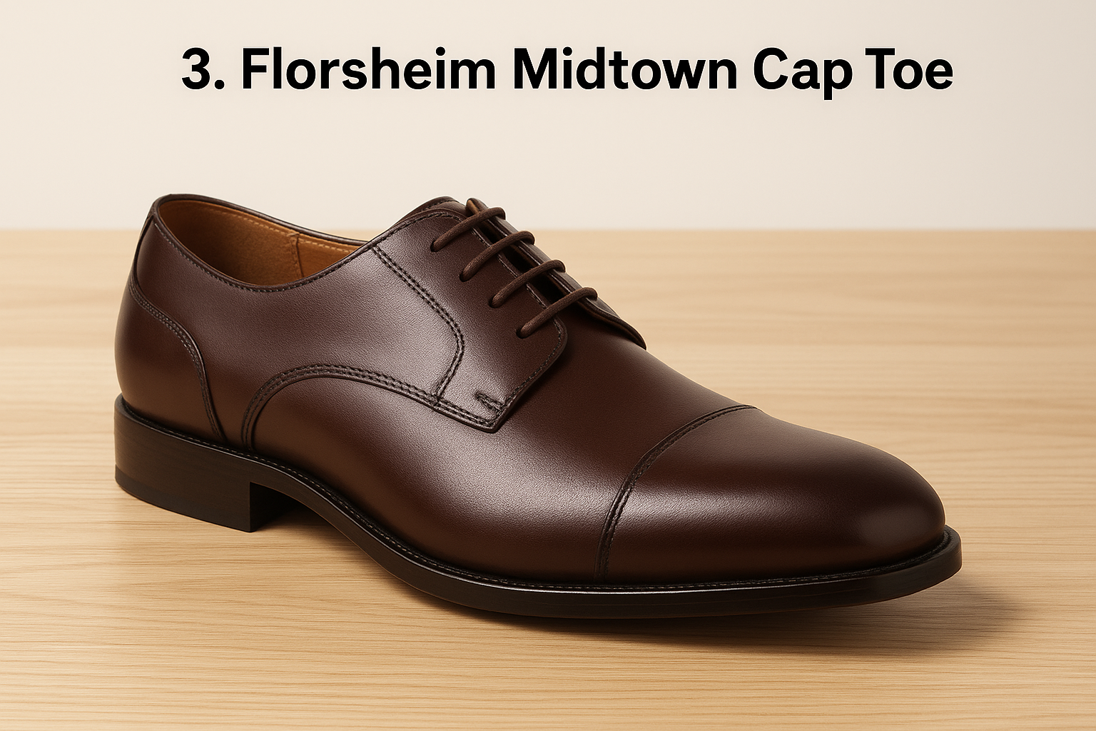 3. Florsheim Midtown Cap Toe