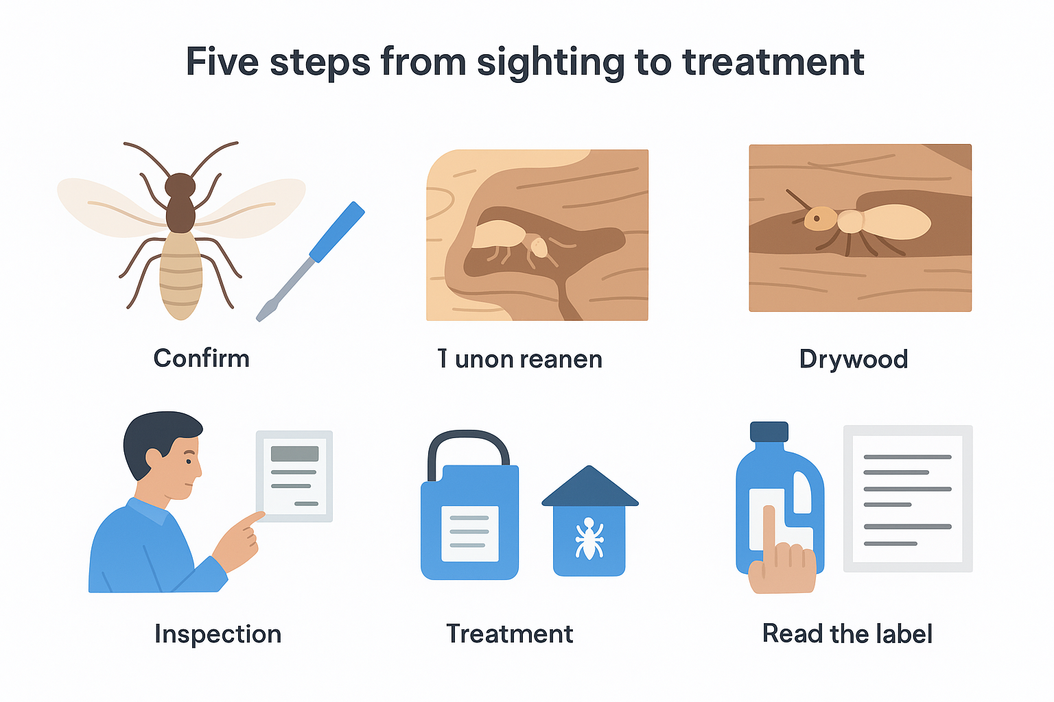 Five steps from sighting to treatment