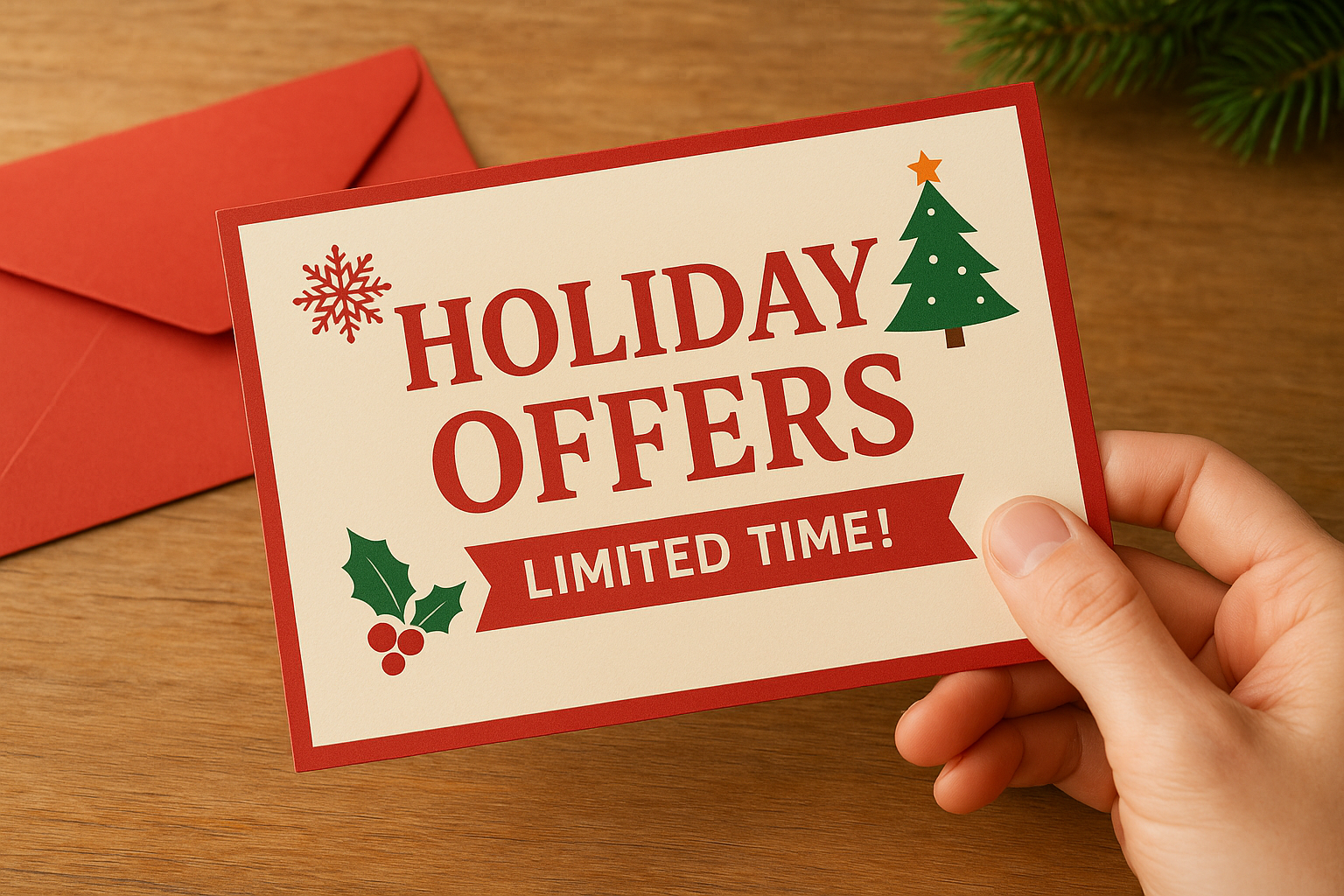 4. Promote seasonal offers and events