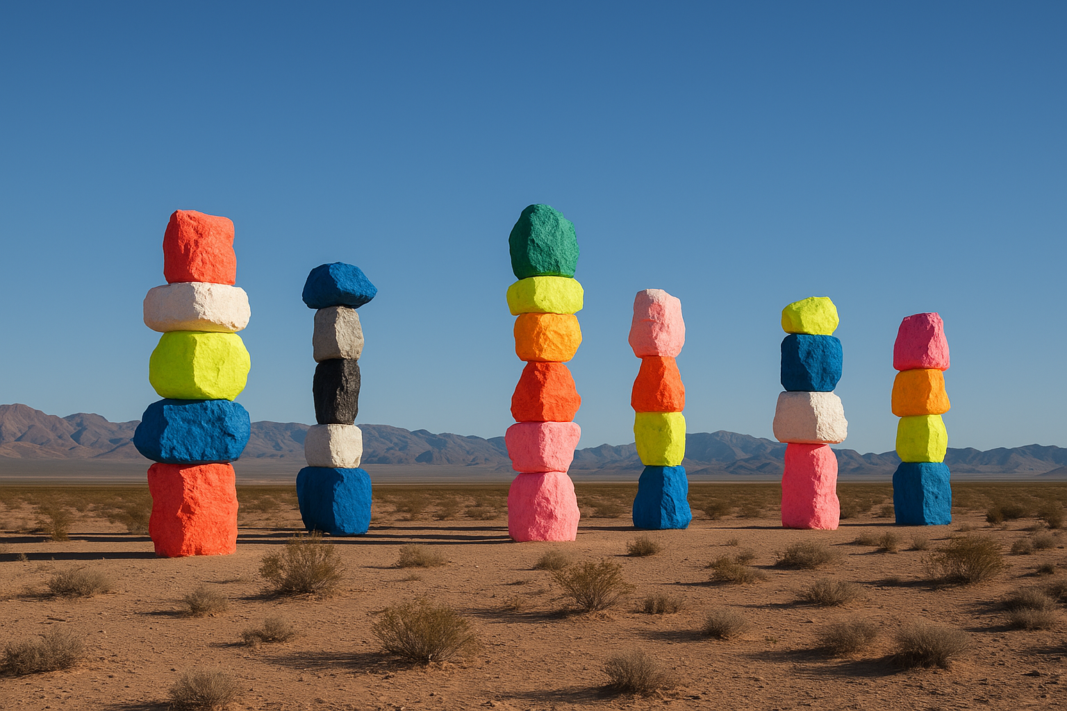5. Seven Magic Mountains