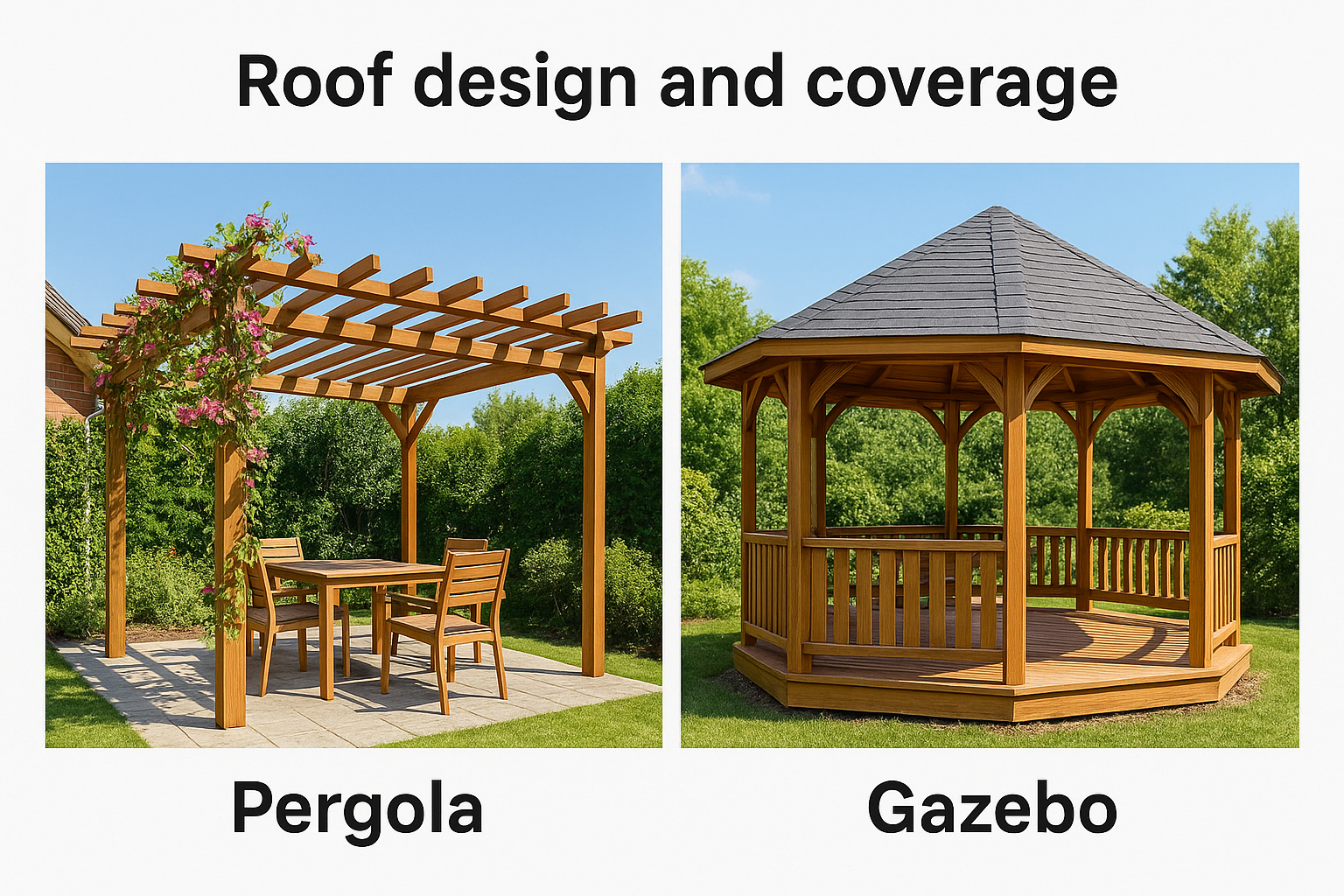 Roof design and coverage