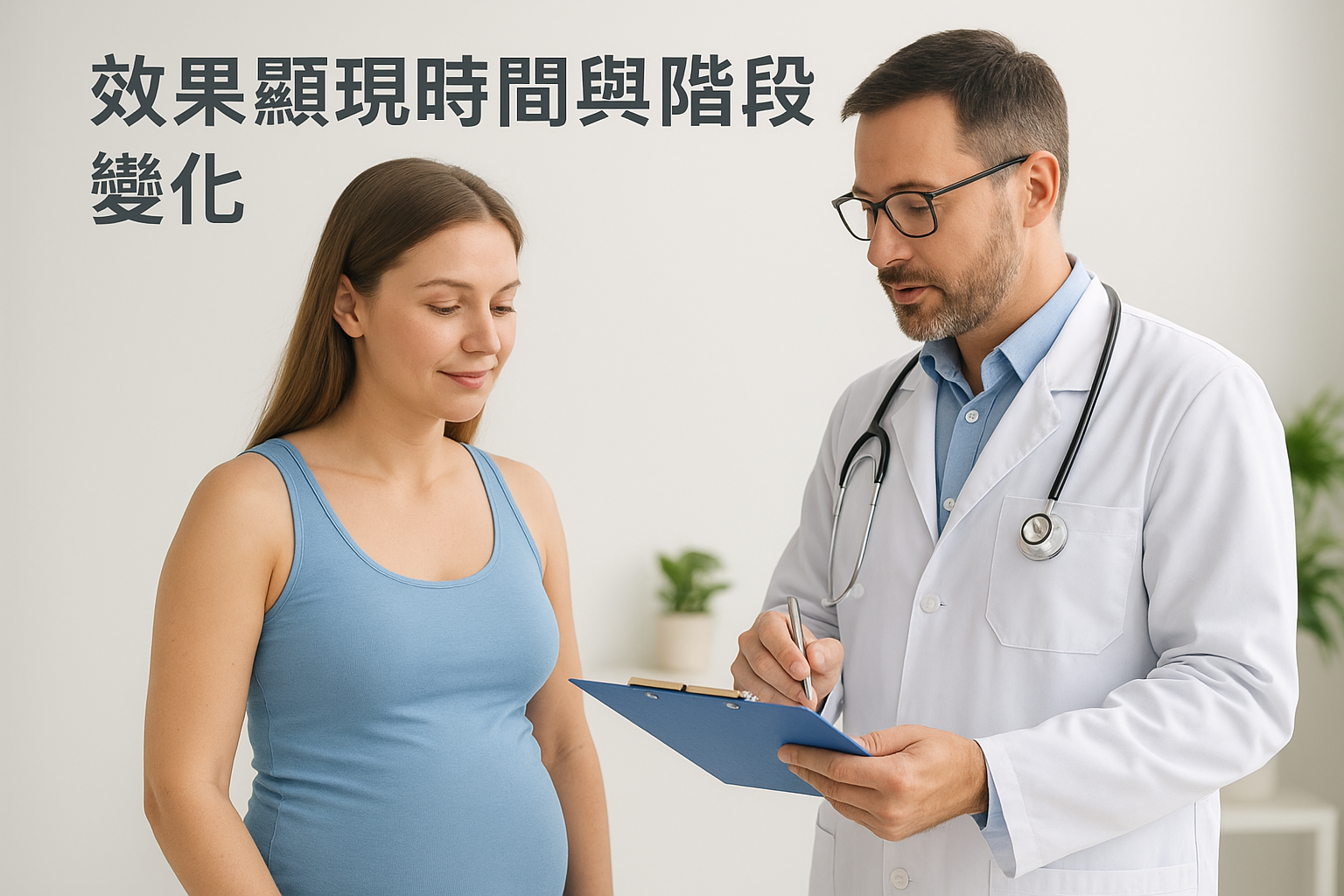 效果顯現時間與階段變化