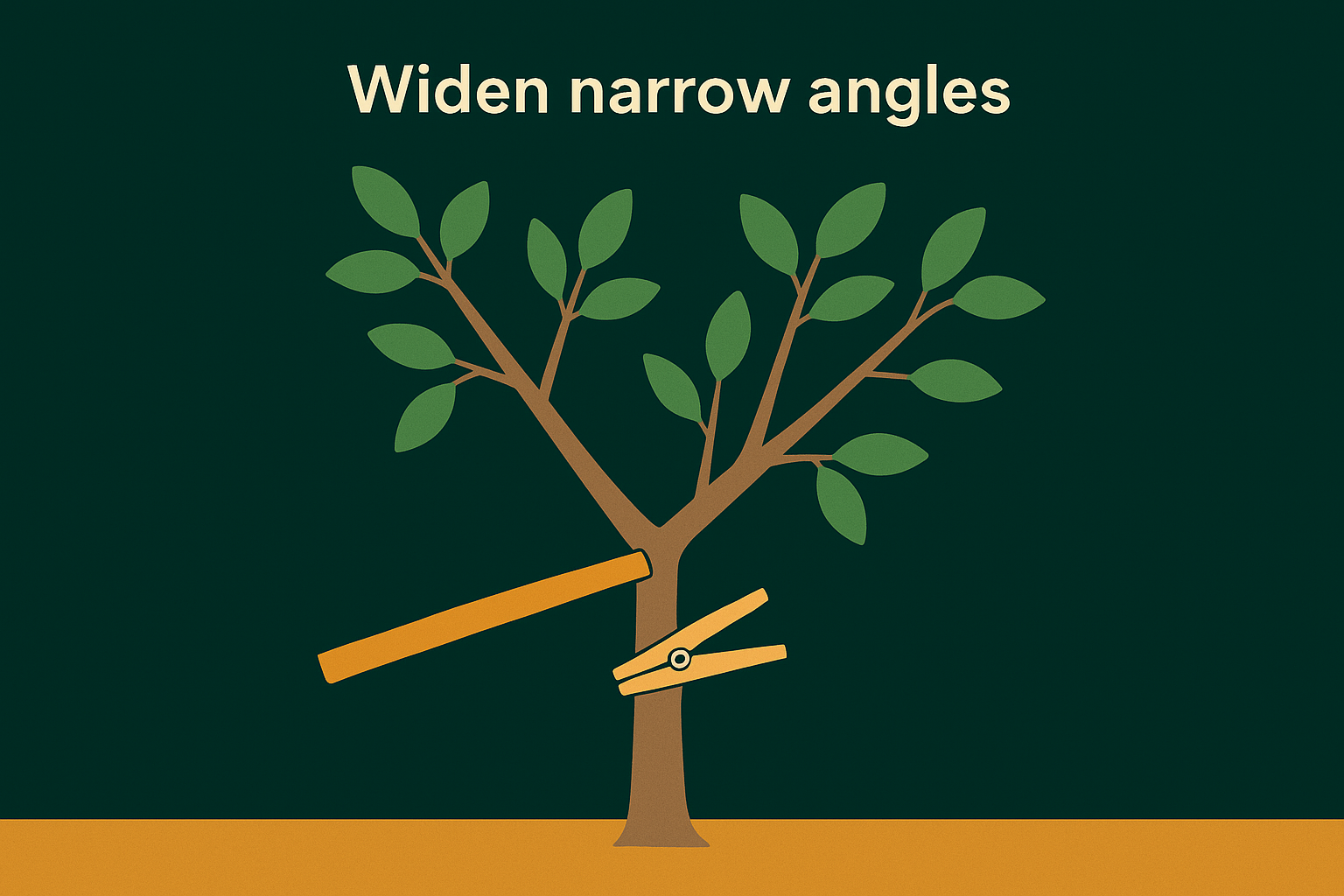 Widen narrow angles
