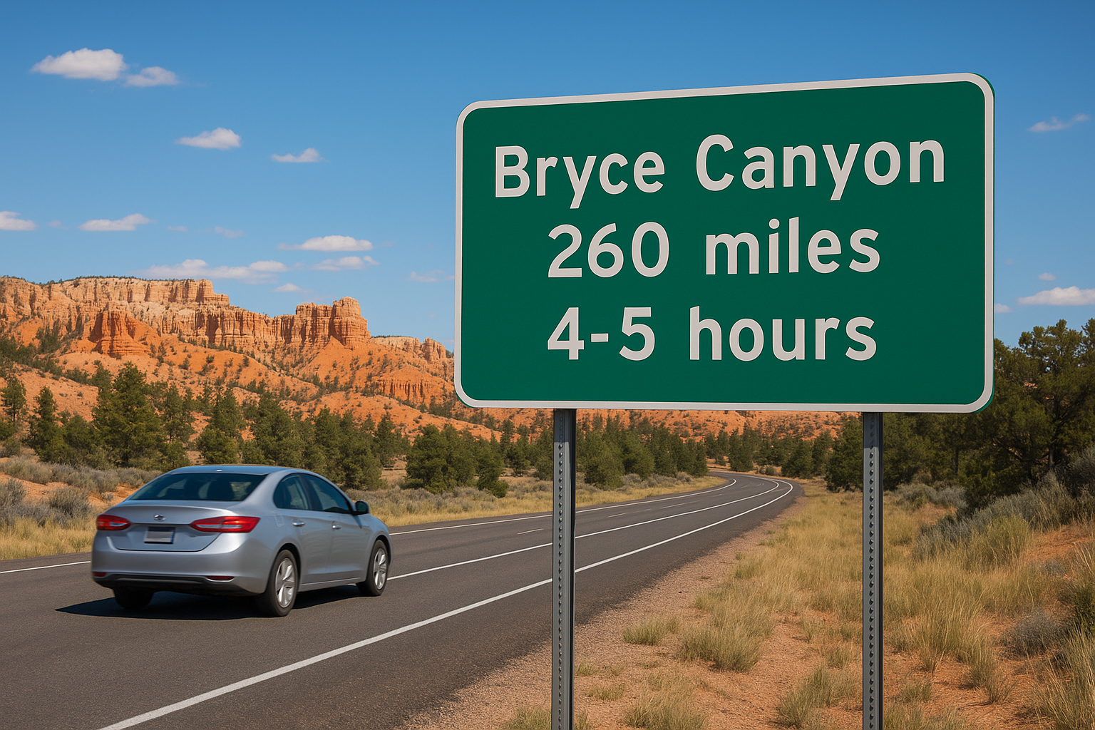 The distance and drive time, explained