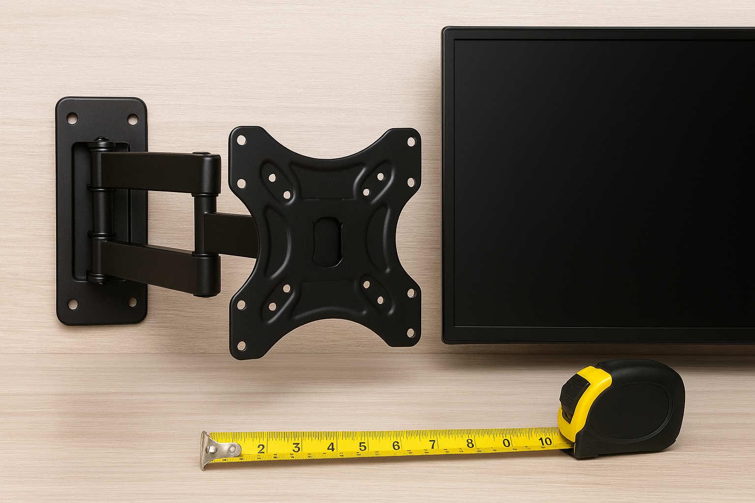 Size, weight and VESA pattern