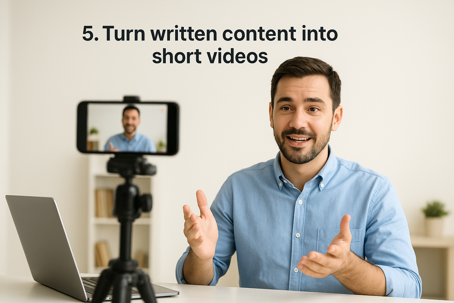 5. Turn written content into short videos