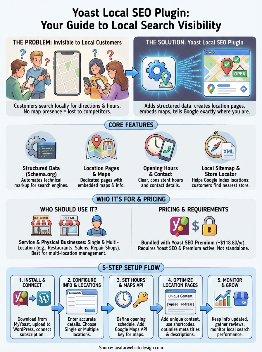 yoast local seo plugin infographic