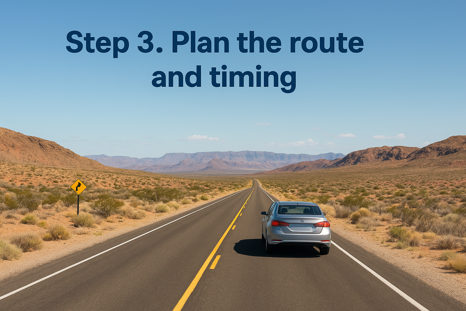 Step 3. Plan the route and timing