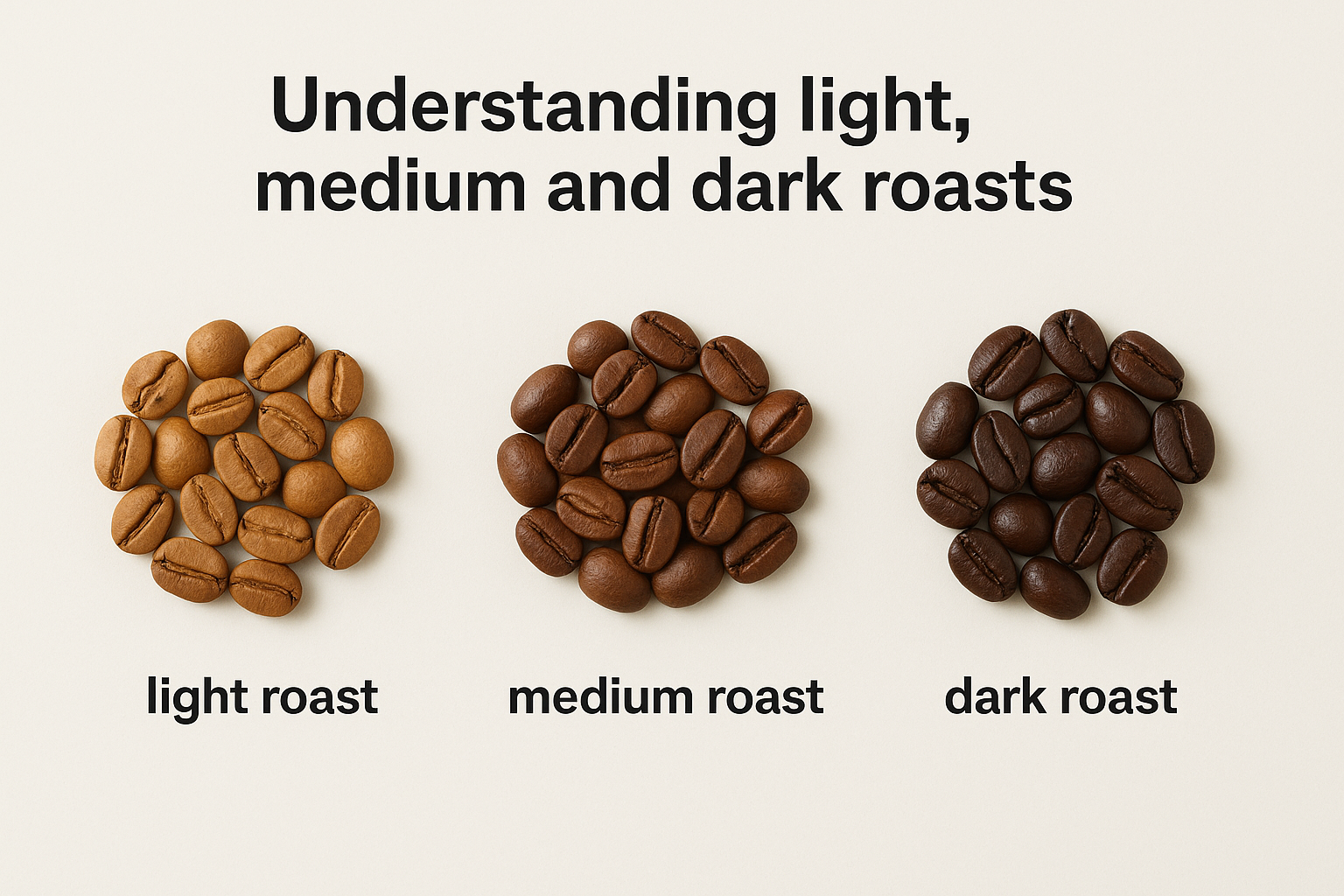 Understanding light, medium and dark roasts