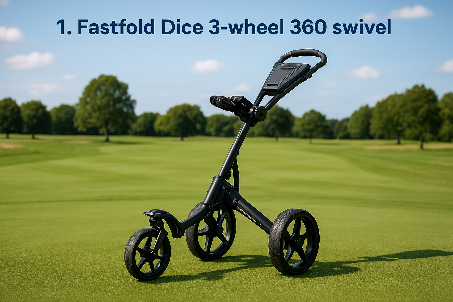 1. Fastfold Dice 3-wheel 360 swivel