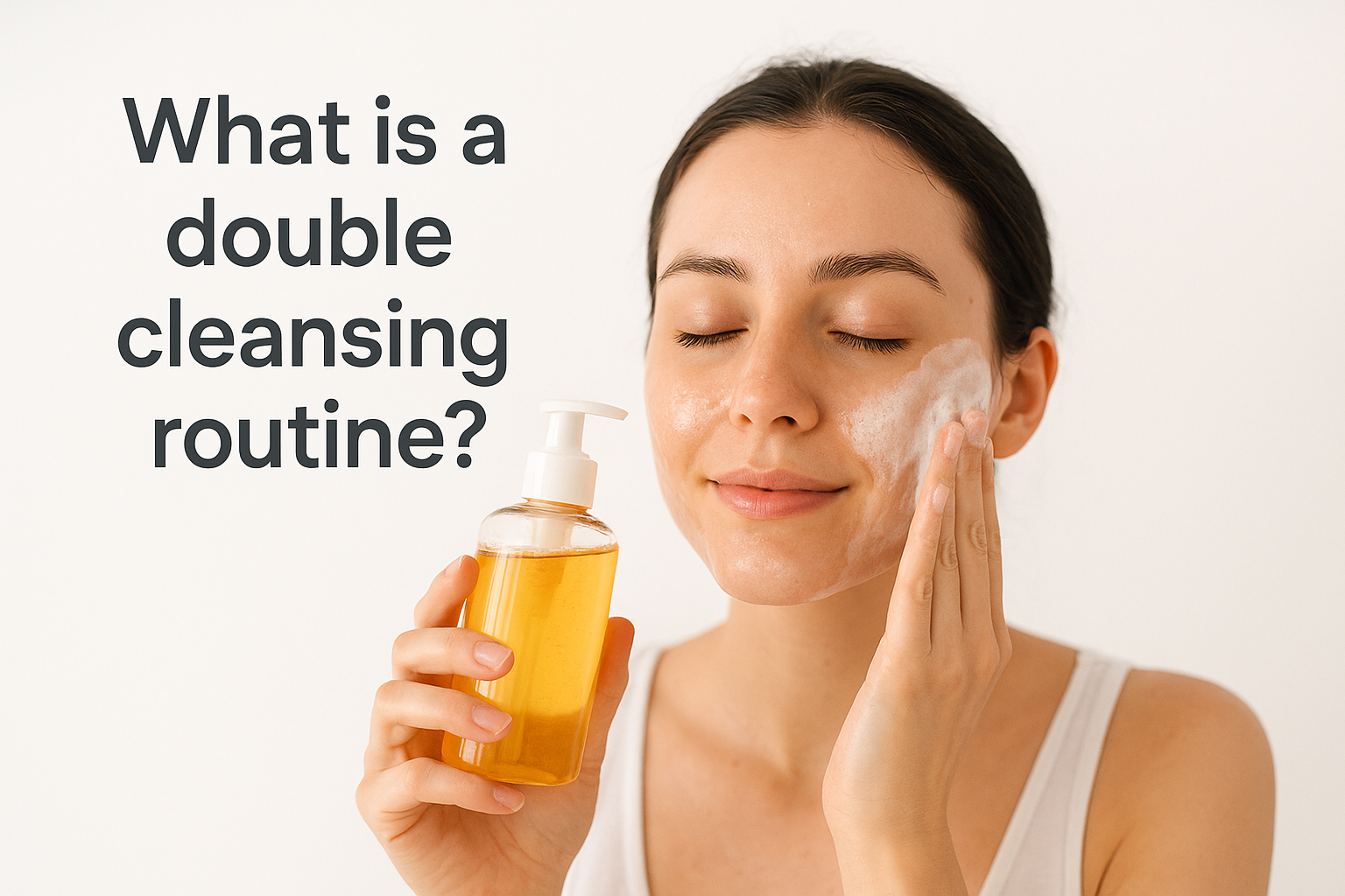 What is a double cleansing routine
