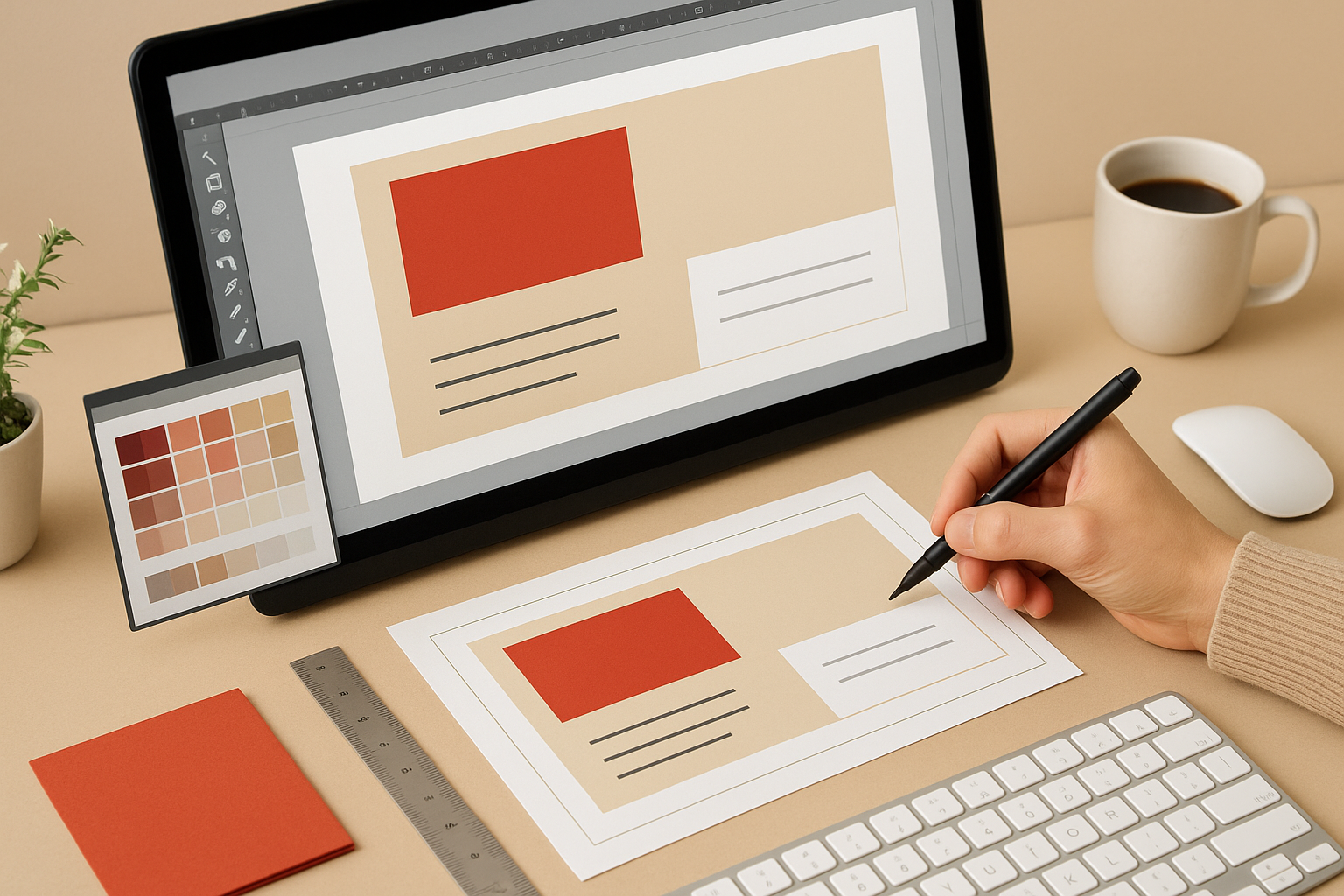 Create your design with print specifications