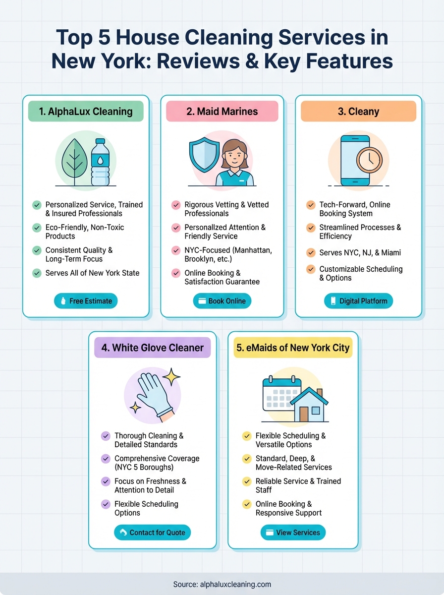 house cleaning services new york infographic