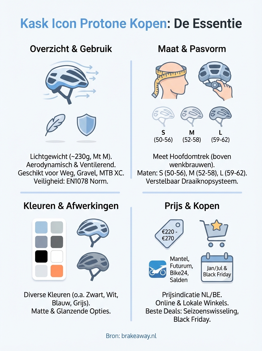 kask icon protone infographic