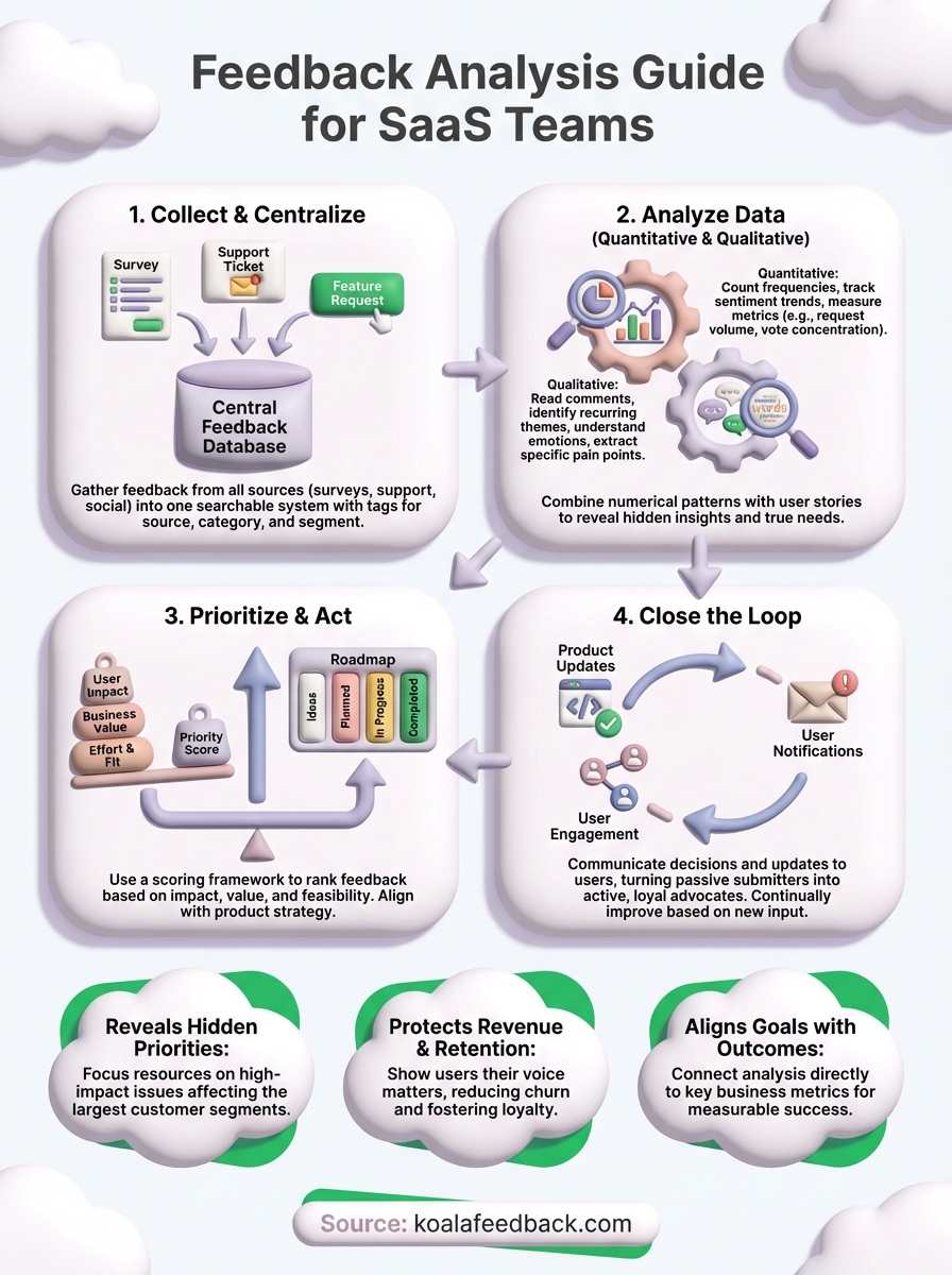 what is feedback analysis infographic