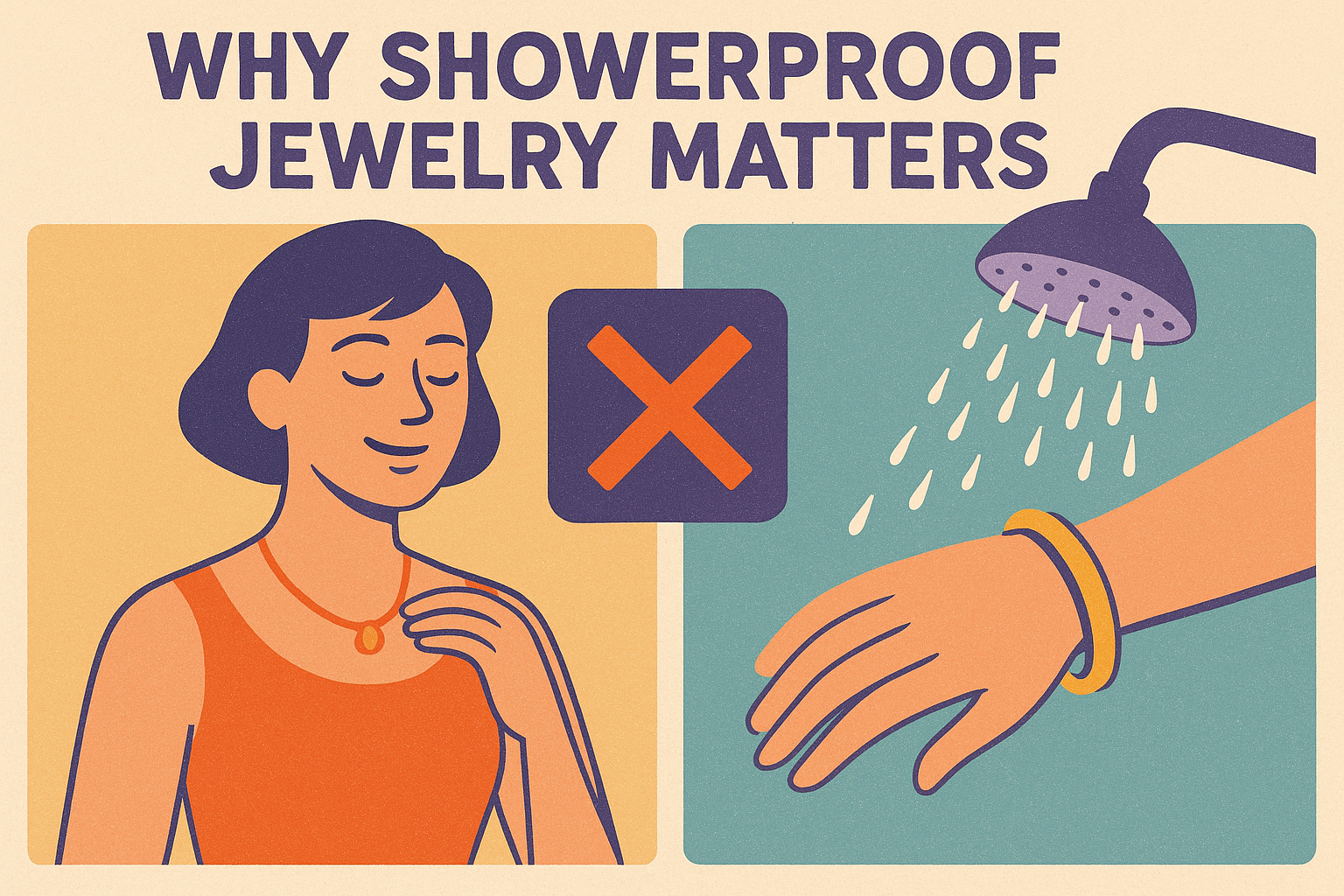 Why showerproof jewelry matters
