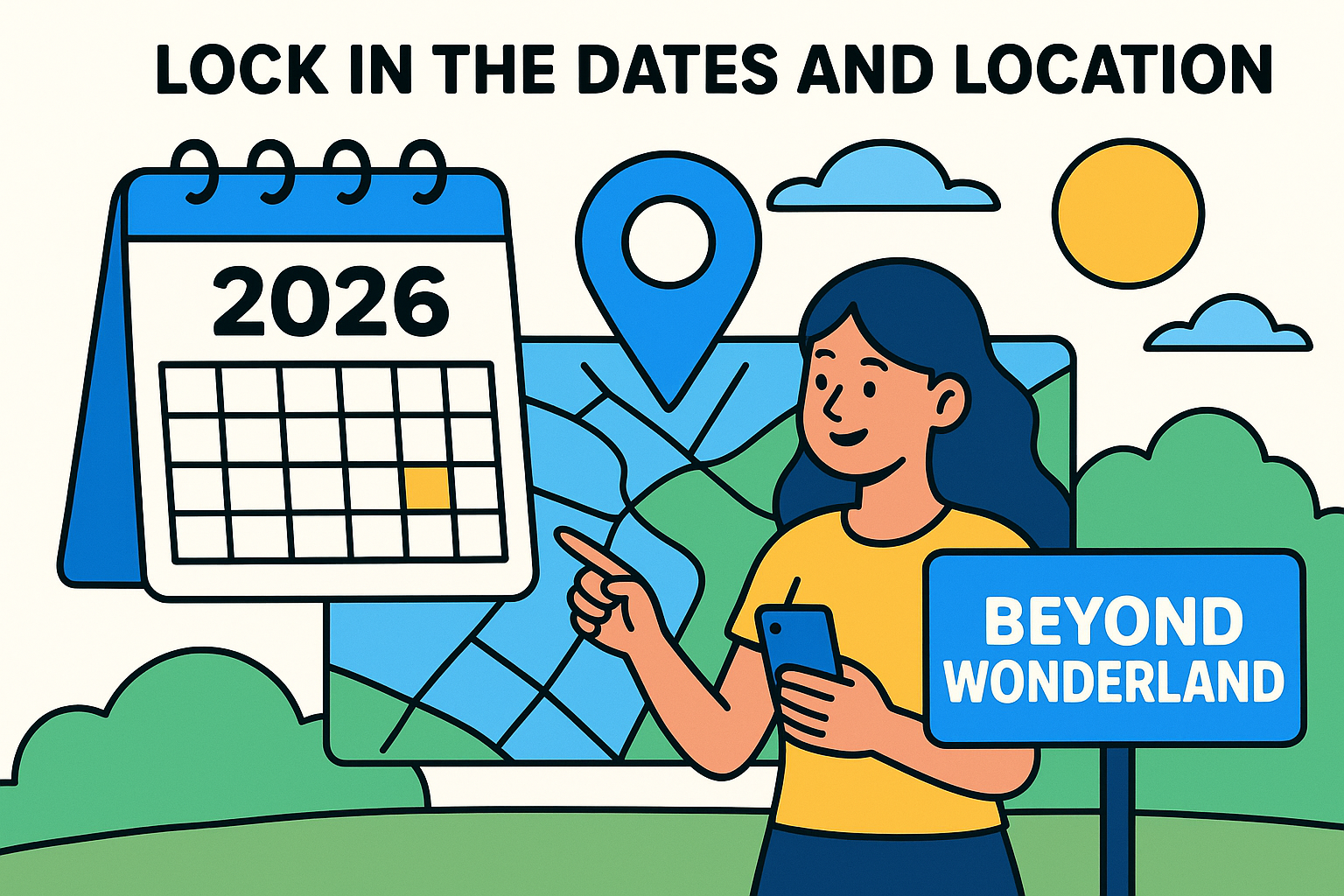 2. Lock in the dates and location