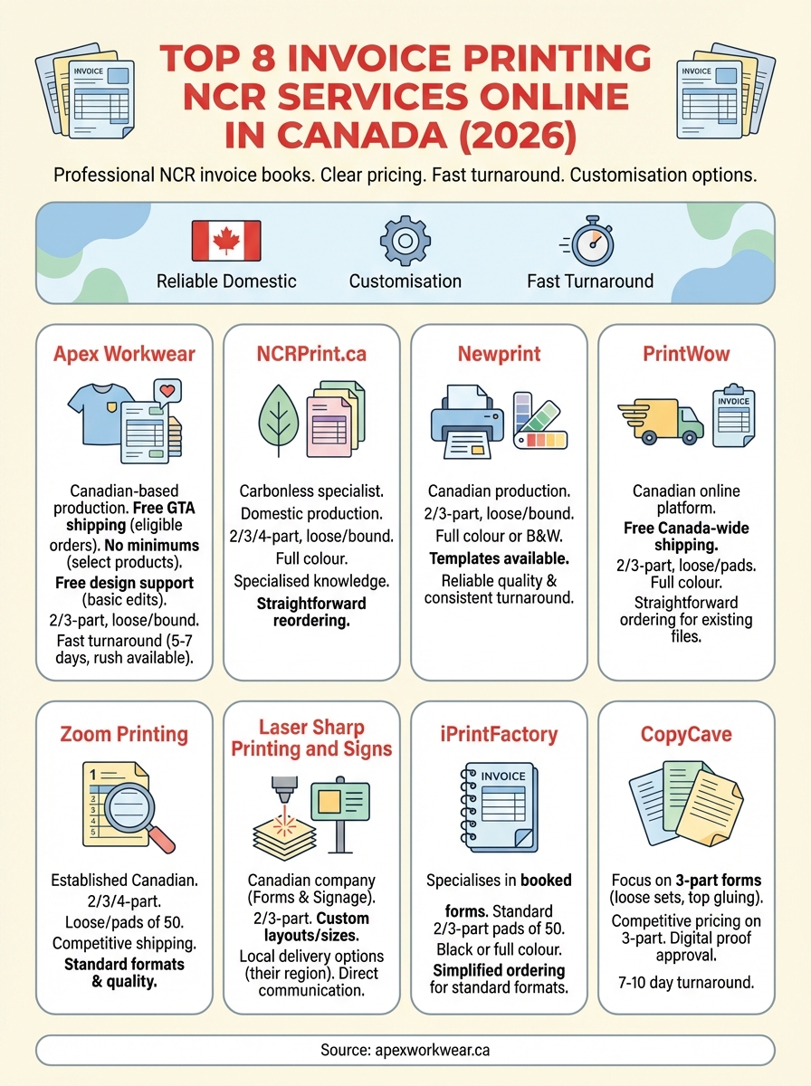 invoice printing ncr infographic