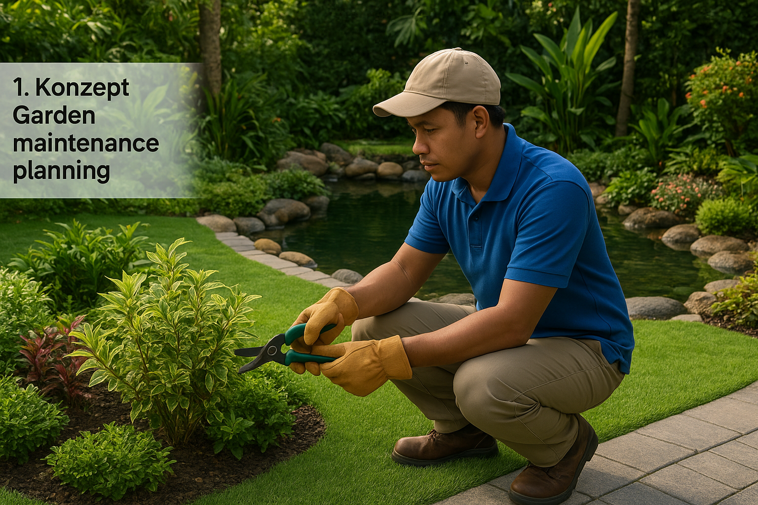 1. Konzept Garden maintenance planning