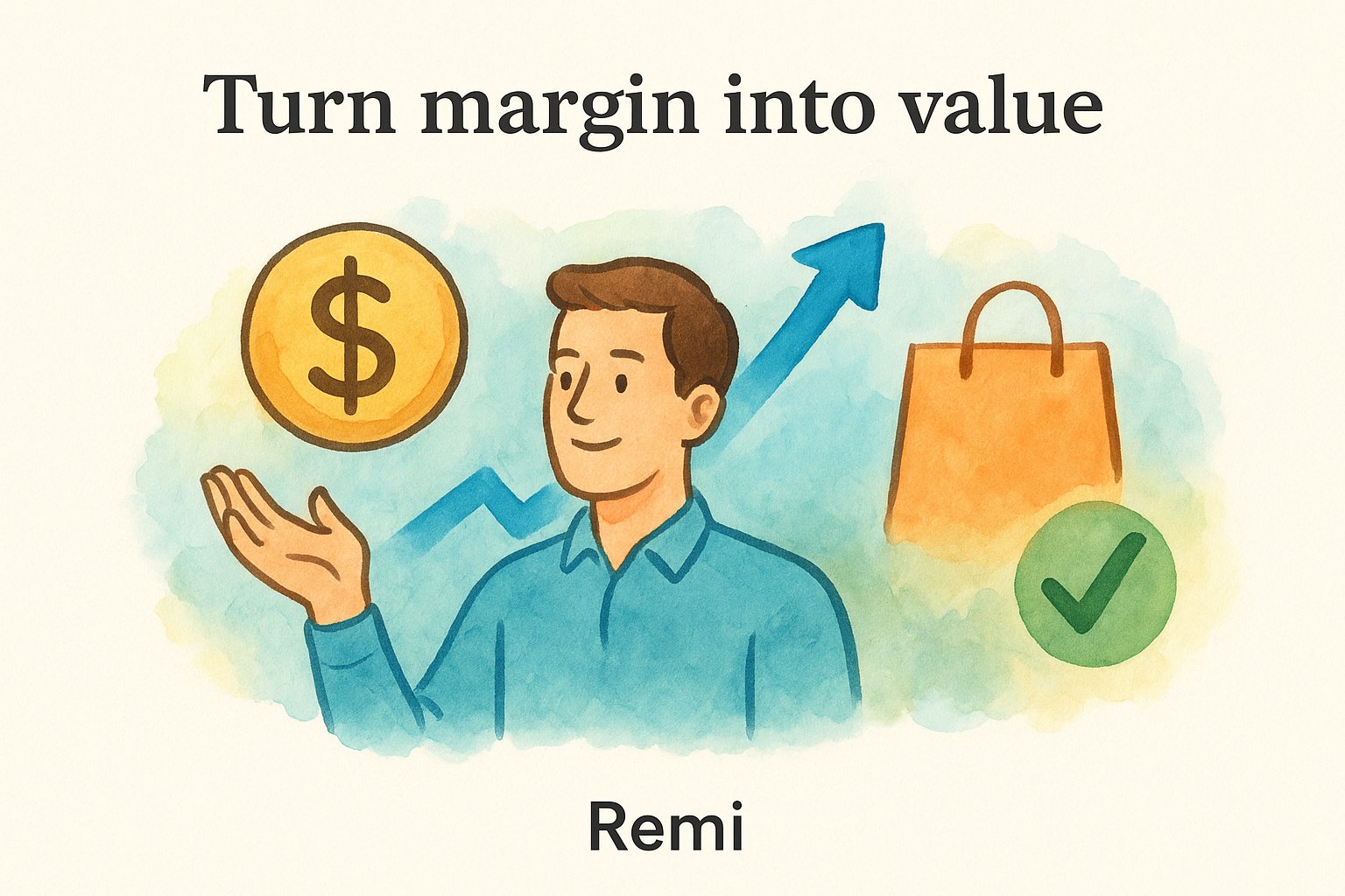 1. Turn margin into value like Remi does