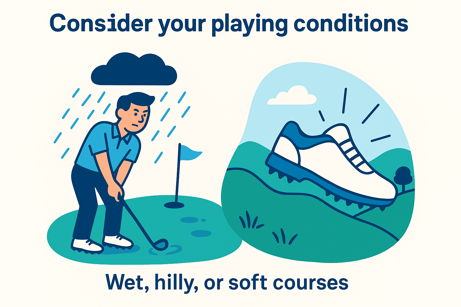 Consider your playing conditions