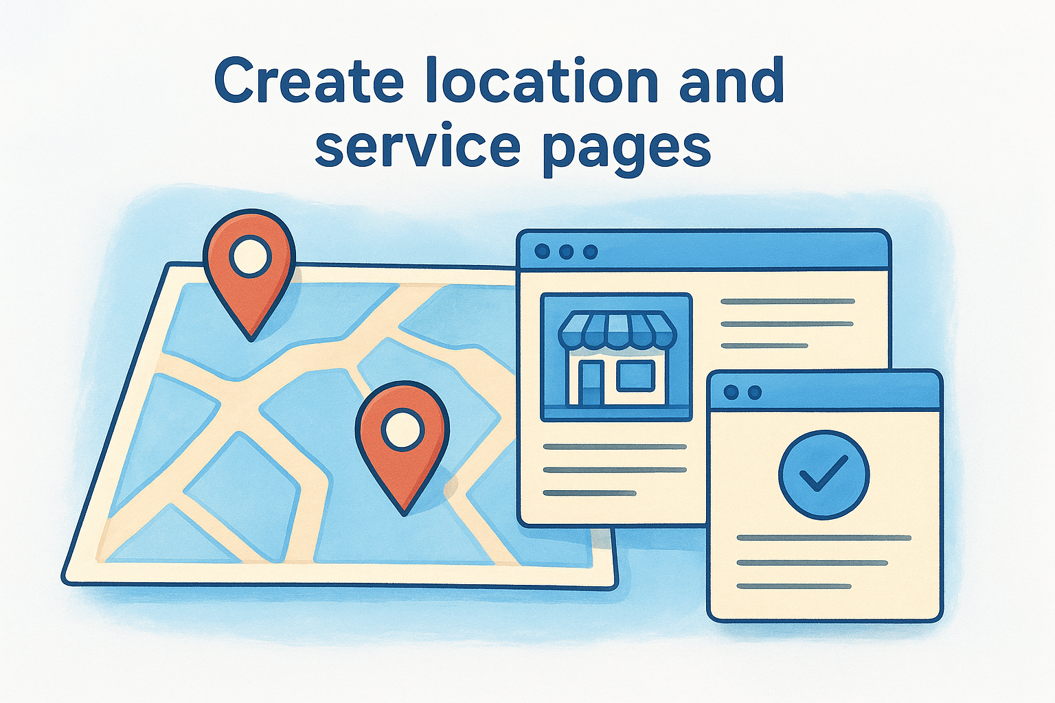 6. Create location and service pages