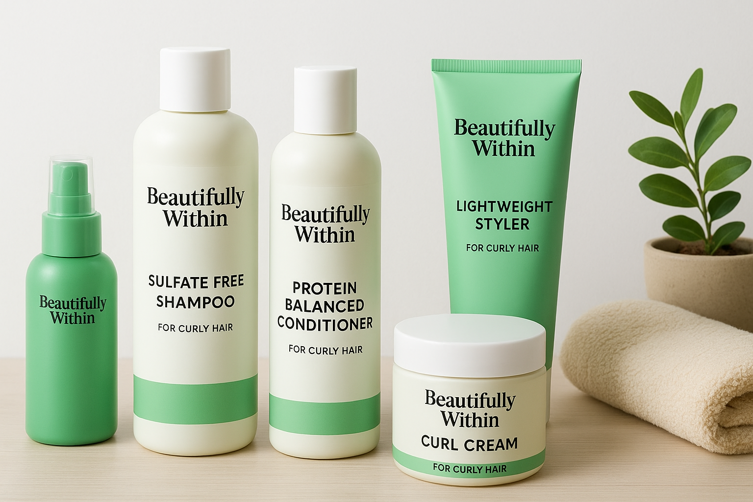 Overview of Beautifully Within for curls