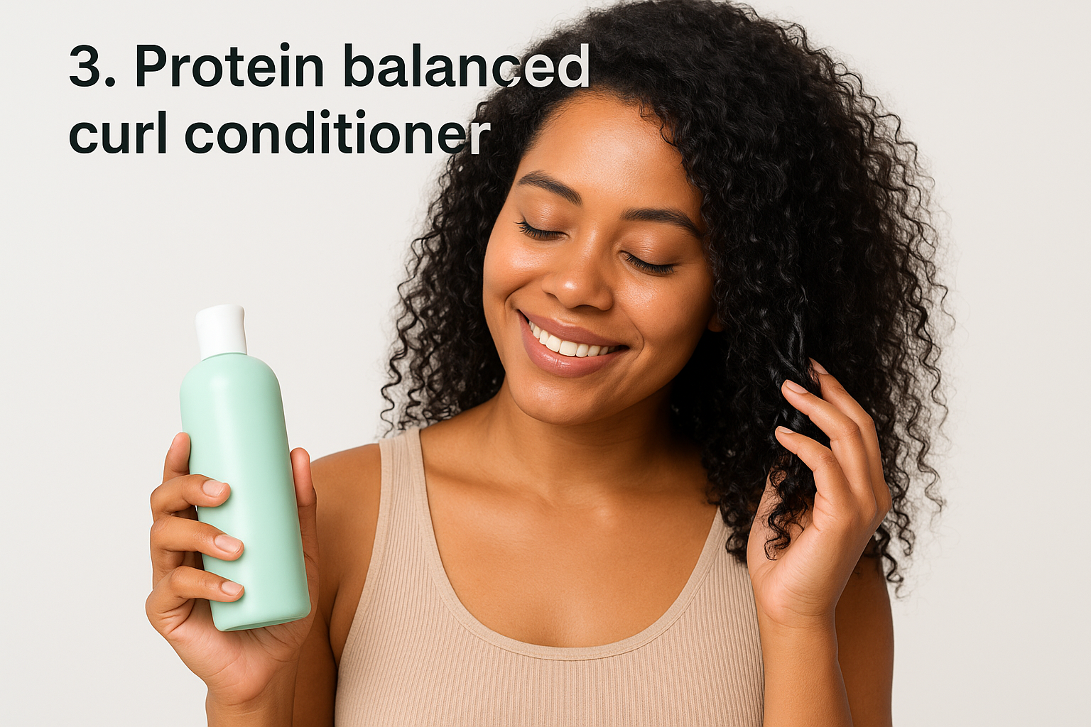 3. Protein balanced curl conditioner