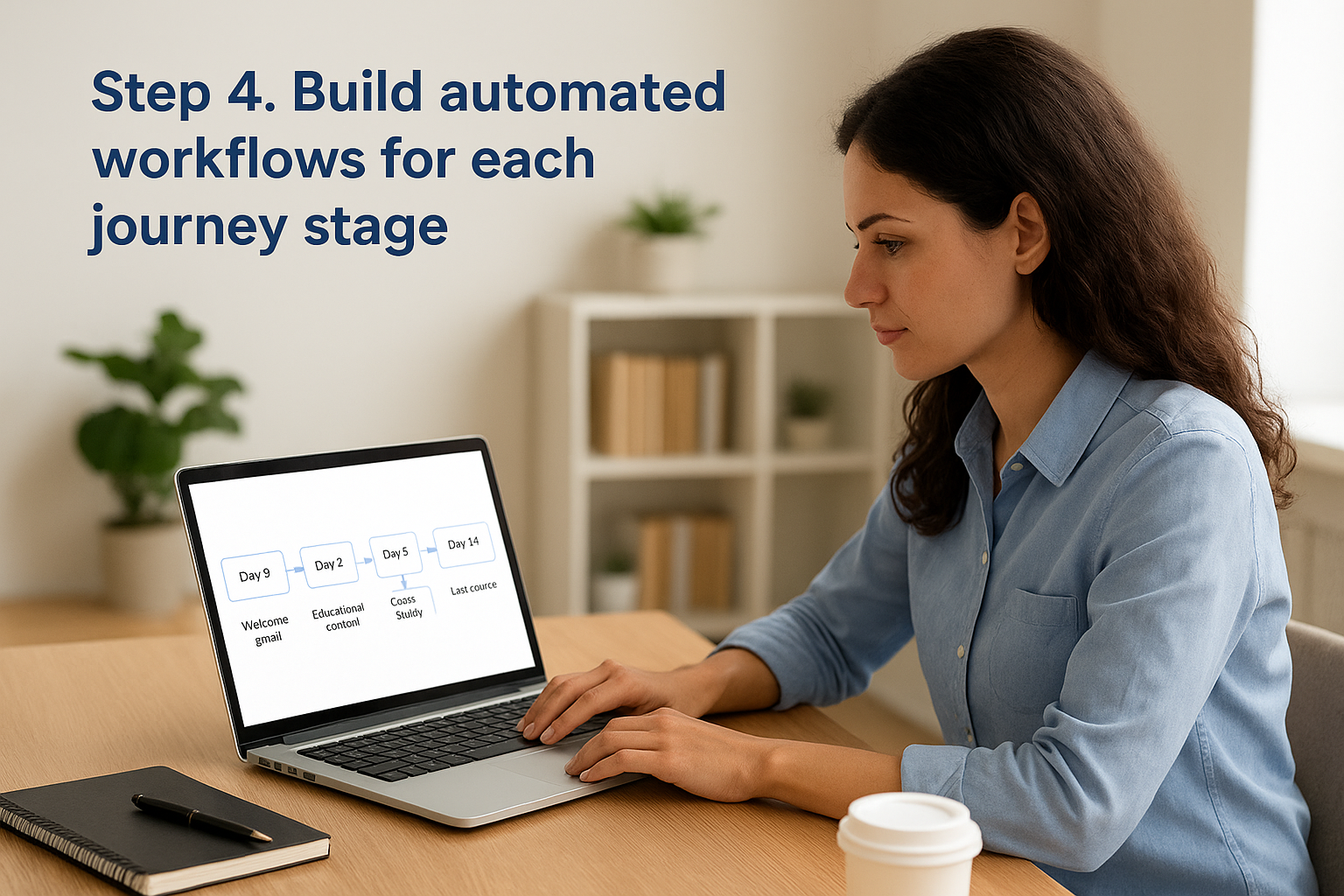 Step 4. Build automated workflows for each journey stage