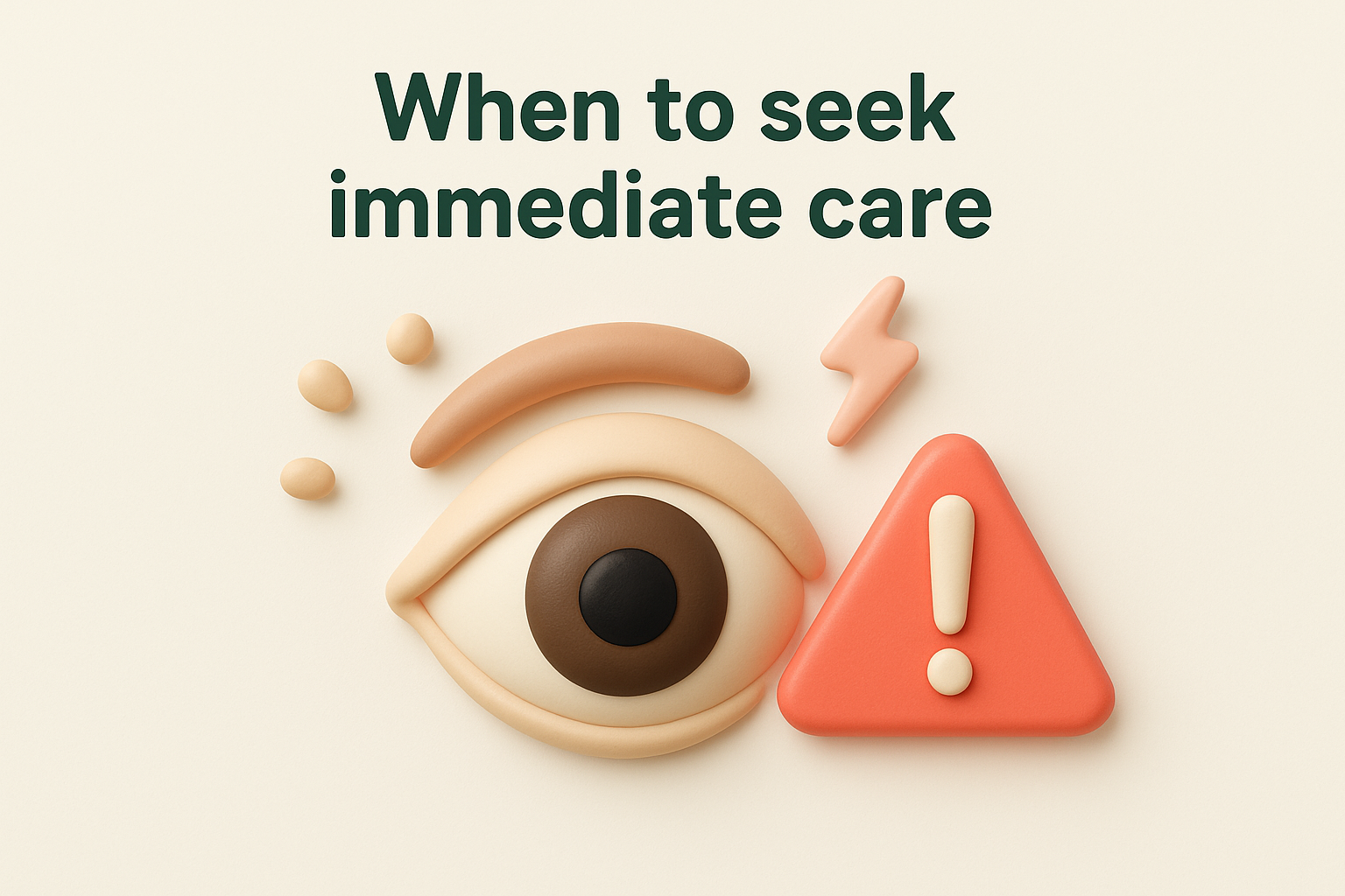 When to seek immediate care
