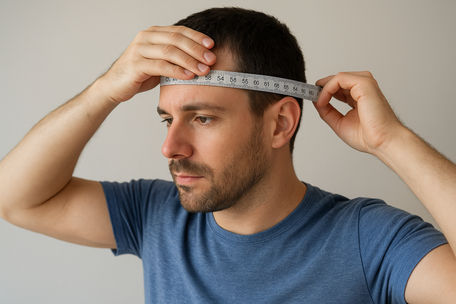 Meet je hoofdomtrek correct