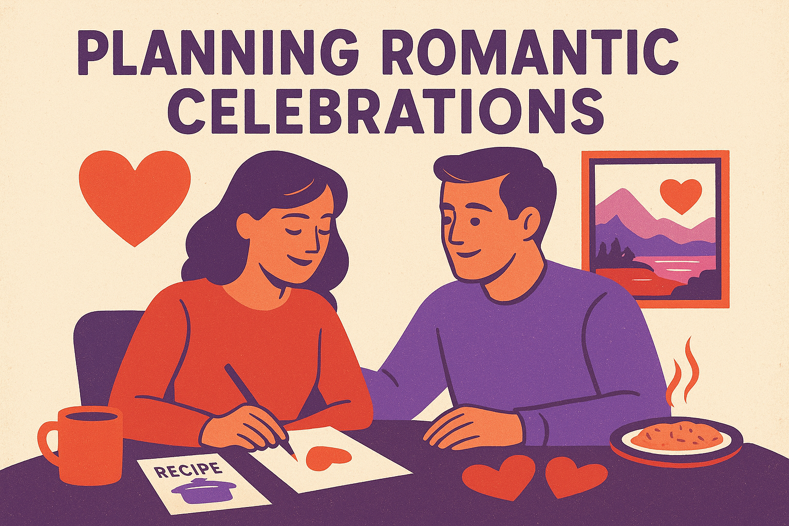 Planning romantic celebrations