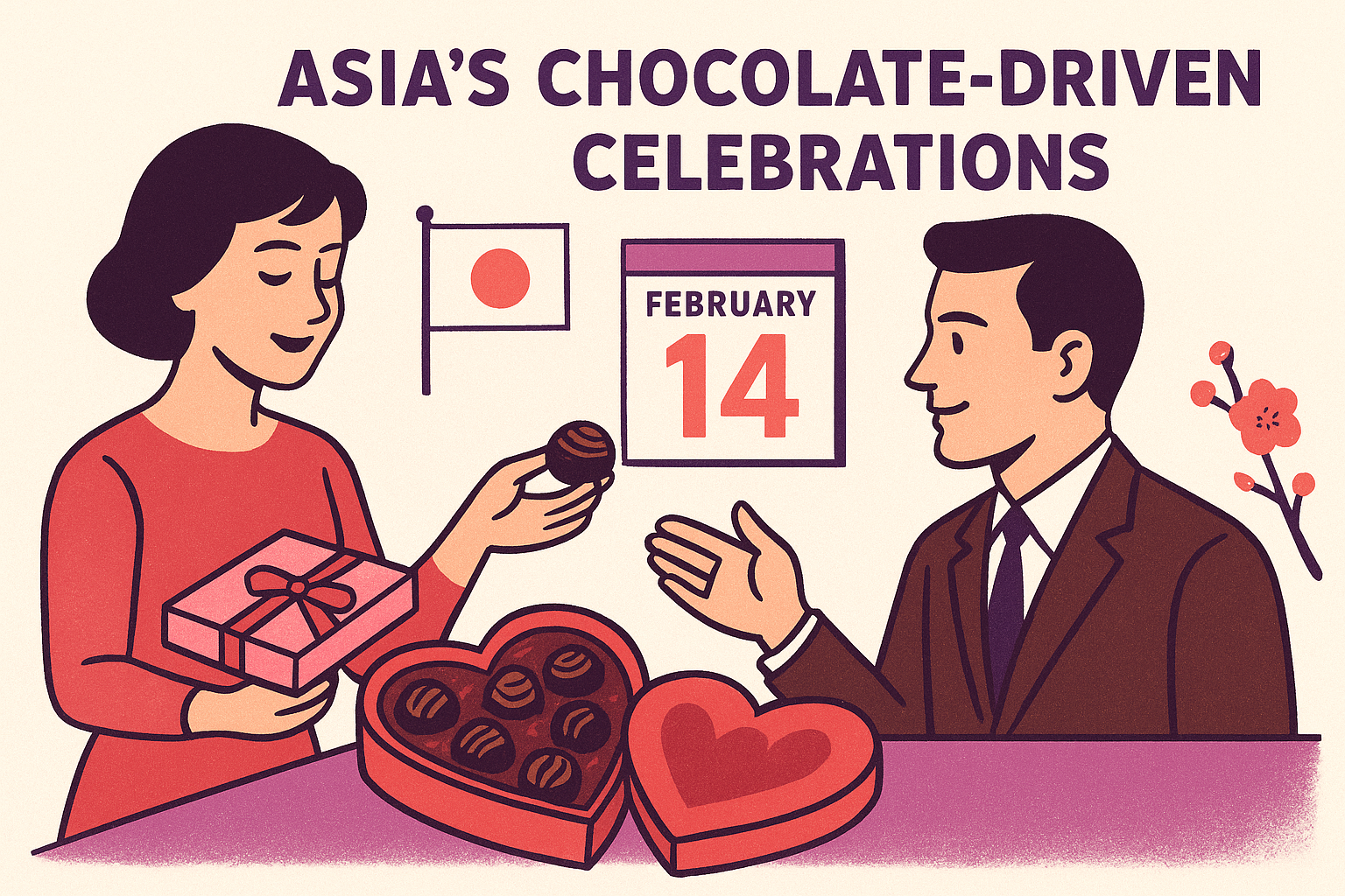 Asia's chocolate-driven celebrations