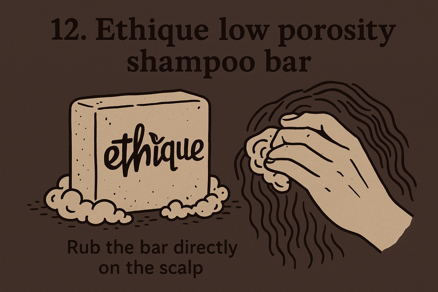 12. Ethique low porosity shampoo bar