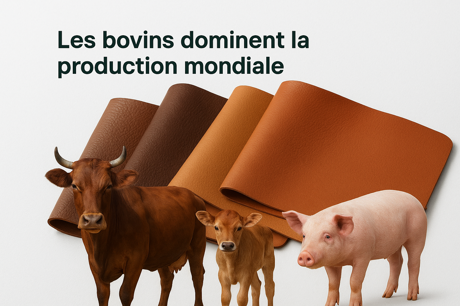 Les bovins dominent la production mondiale