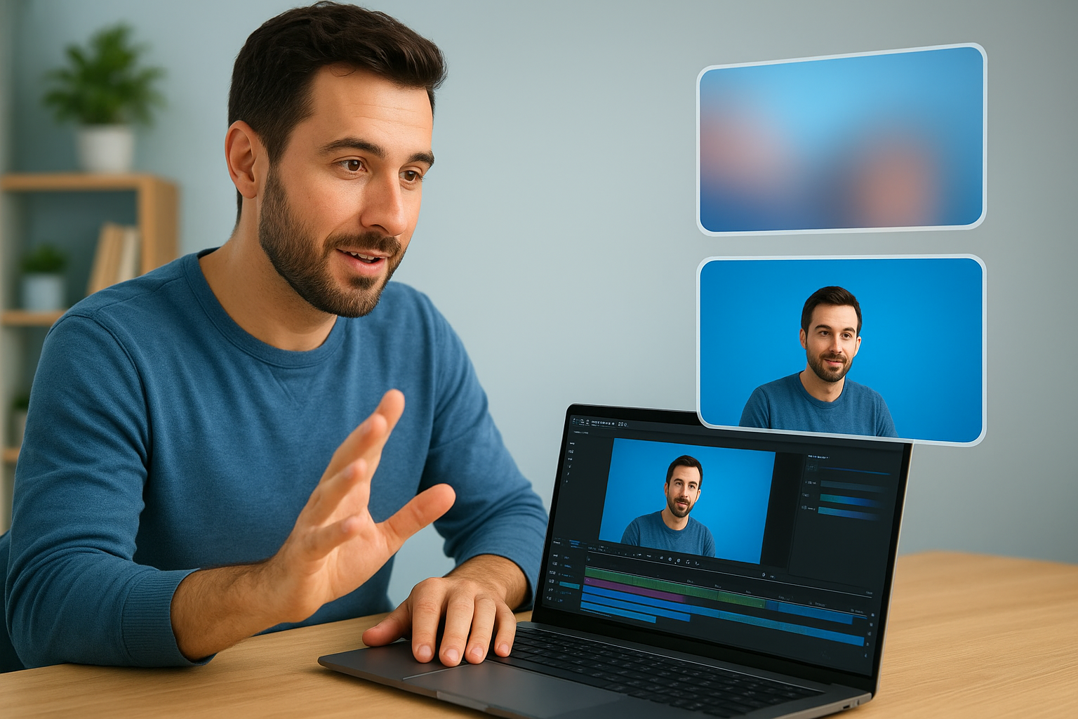 Enhance visuals with AI effects