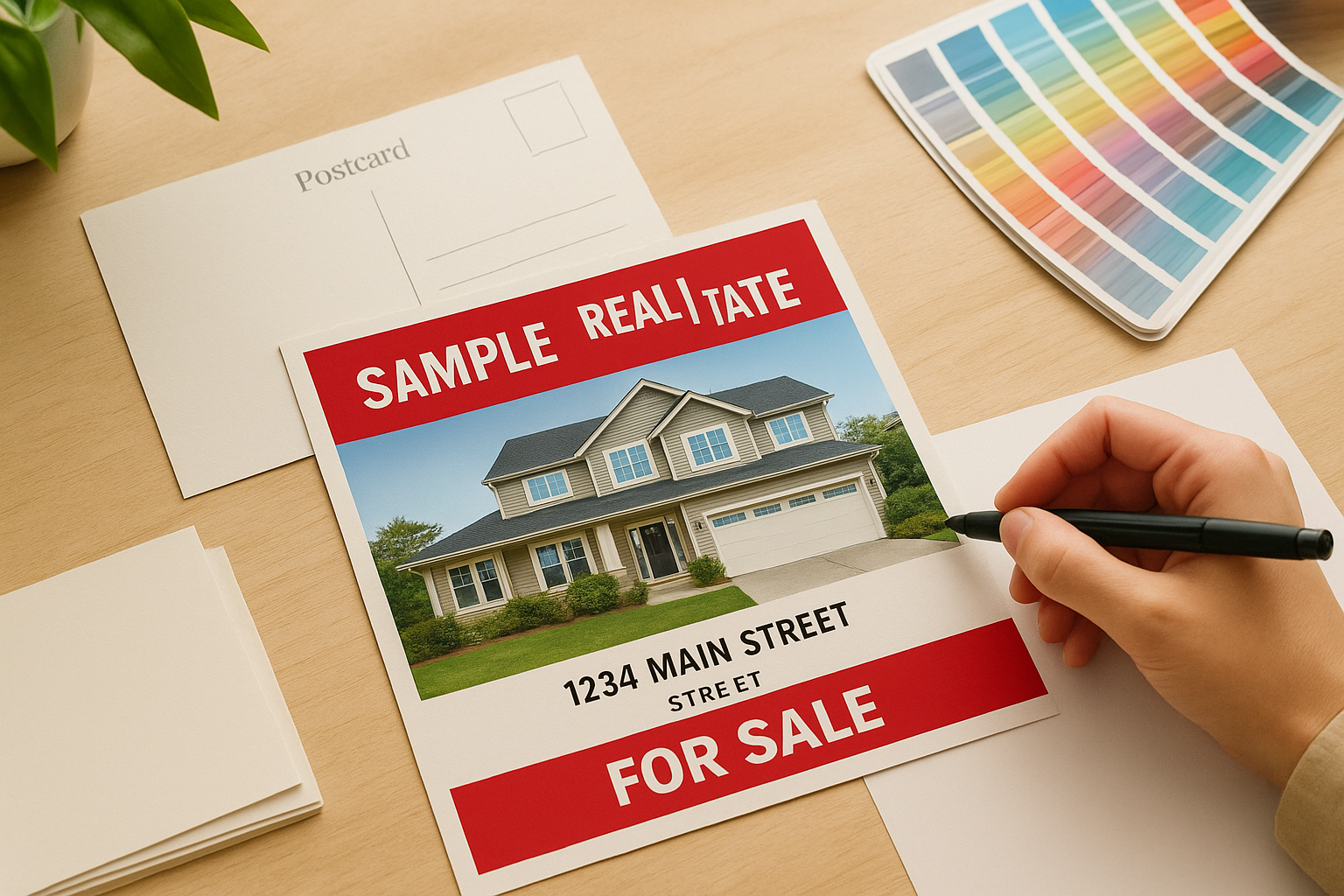 Real estate design and print options