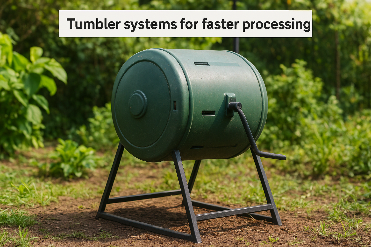 Tumbler systems for faster processing