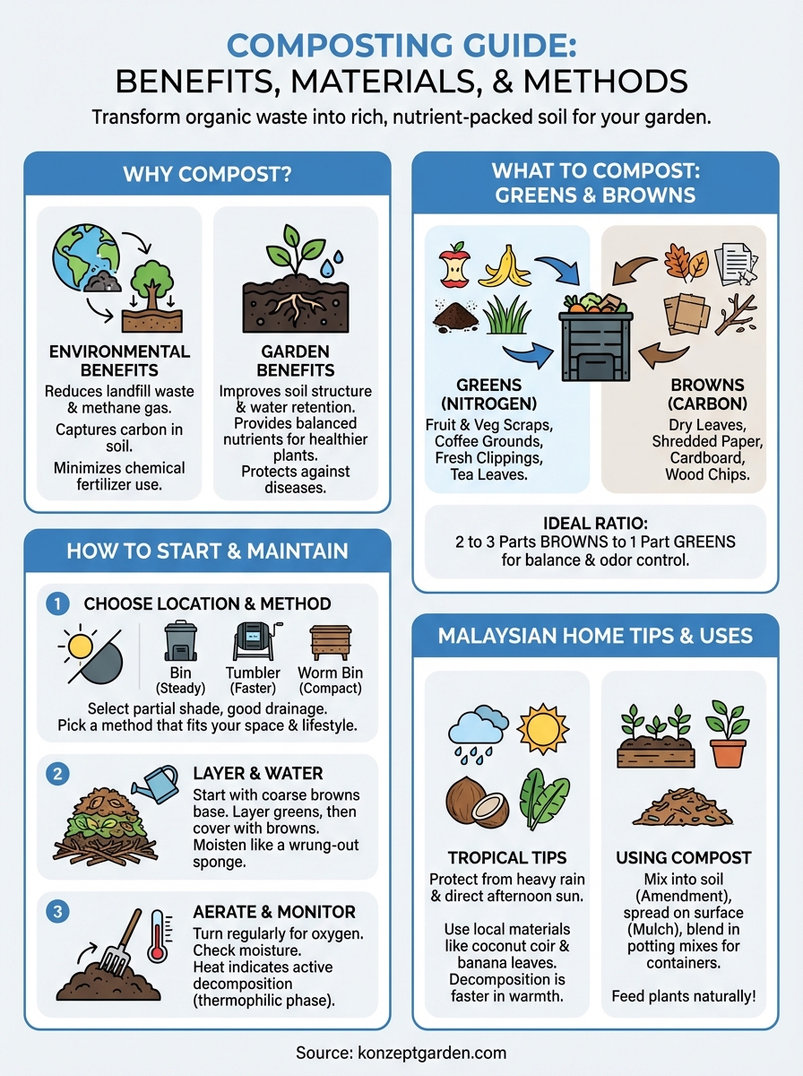 what is composting infographic