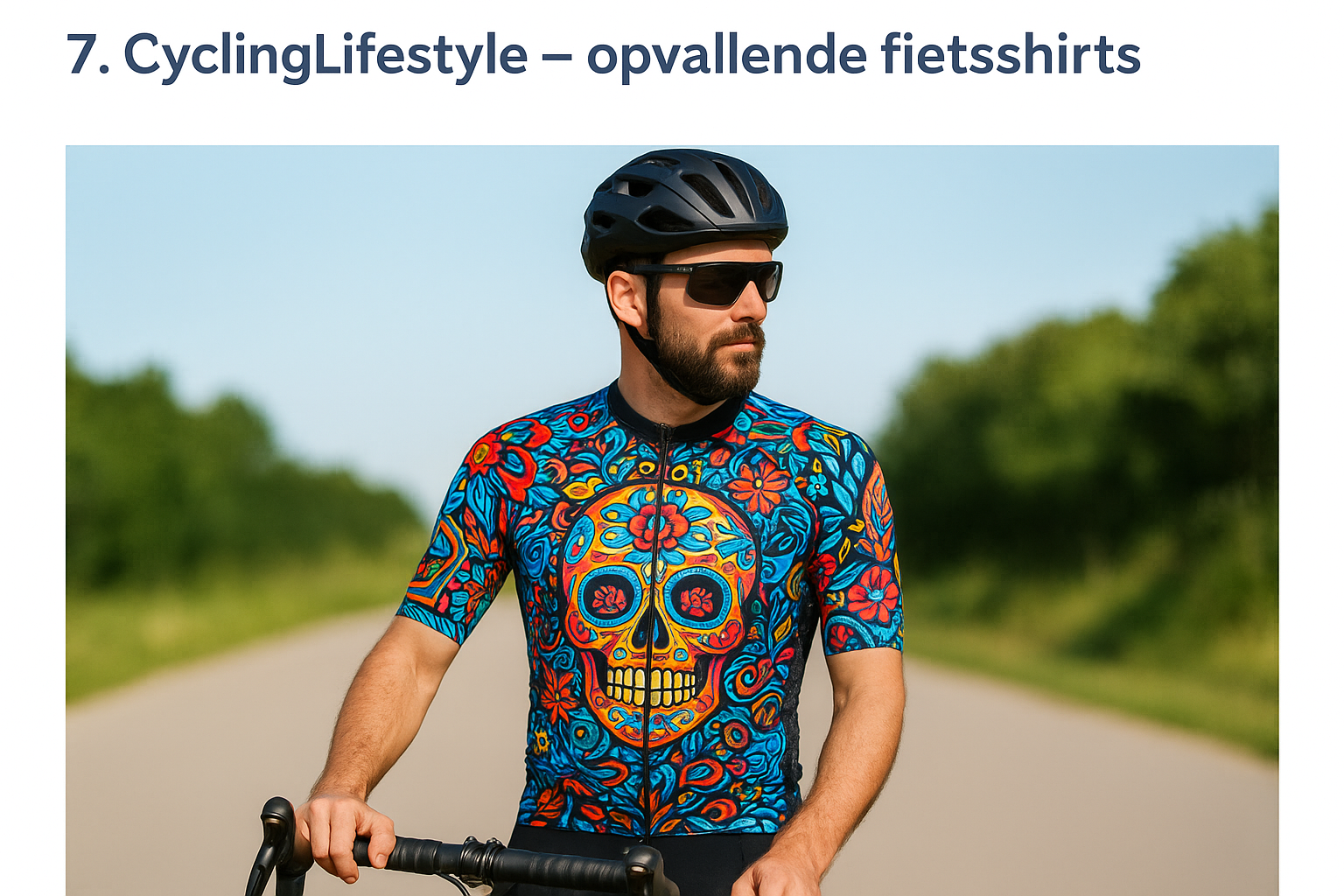 7. CyclingLifestyle – opvallende fietsshirts