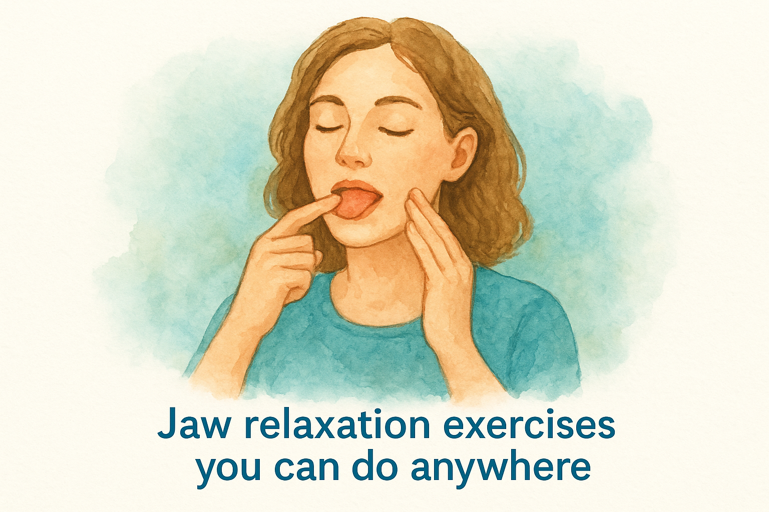 Jaw relaxation exercises you can do anywhere