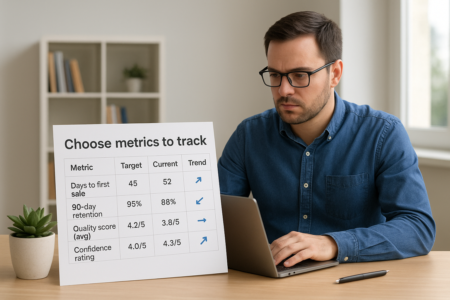 Choose metrics to track