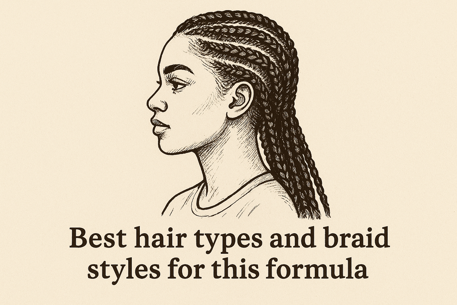 Best hair types and braid styles for this formula