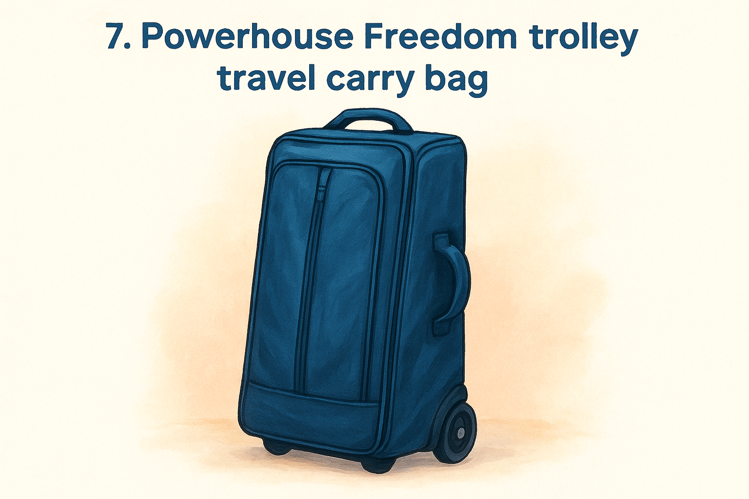 7. Powerhouse Freedom trolley travel carry bag