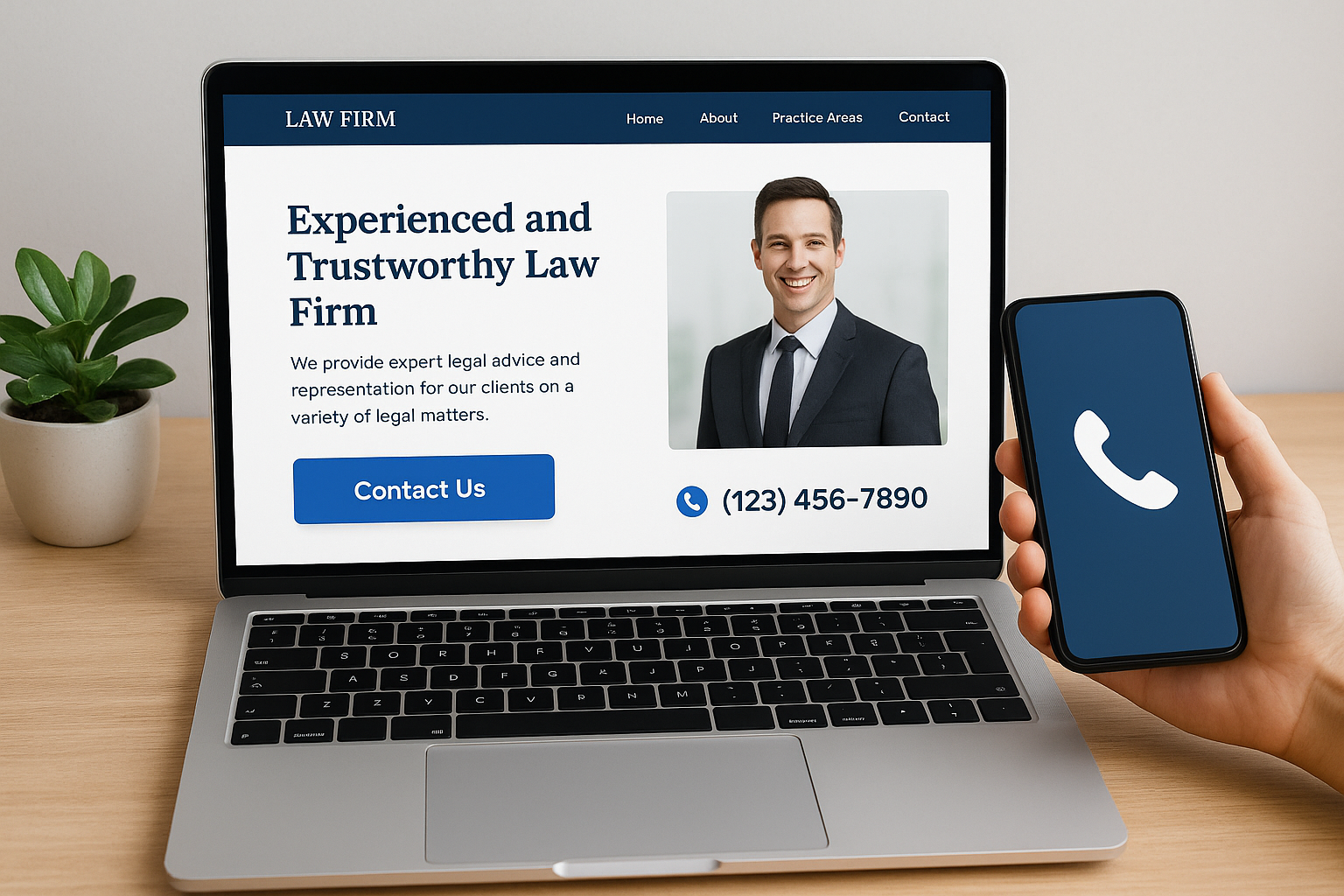 Conversion elements that make visitors contact you