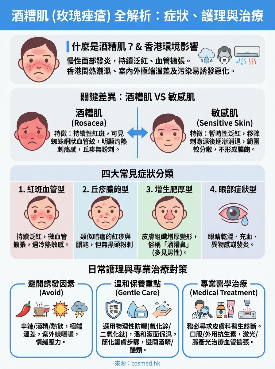 酒糟肌是什麼 infographic